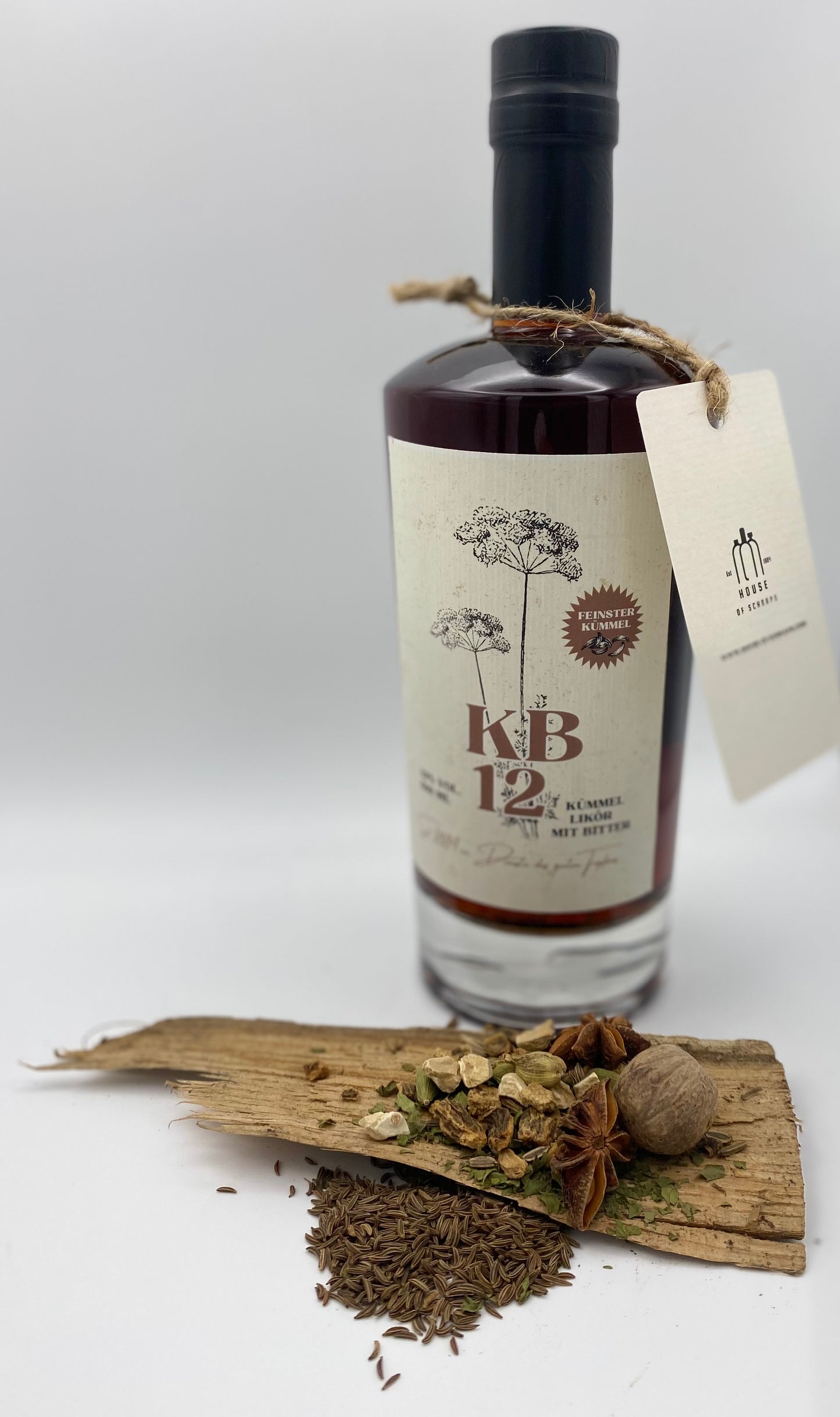 KB 12 Kümmellikör mit Bitter 32% vol.